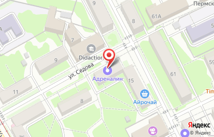 Центр проката и продажи спортивного инвентаря Адреналин в Свердловском районе на карте