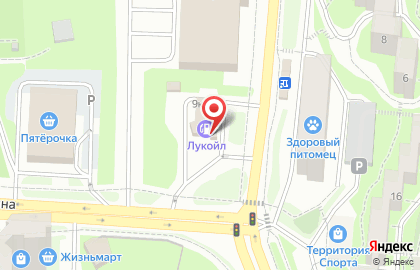 Лукойл-ликард на Береговой улице в Первоуральске на карте