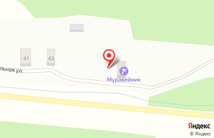 База отдыха Муравейник на карте