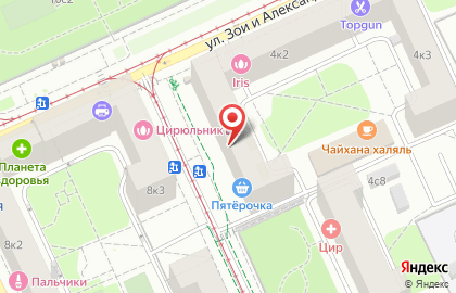 Курьерская служба Почтальон Сервис на улице Зои и Александра Космодемьянских на карте