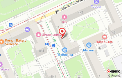 Магазин Красное & Белое в Москве на карте