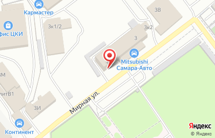 Супермаркет Самарский в Кировском районе на карте