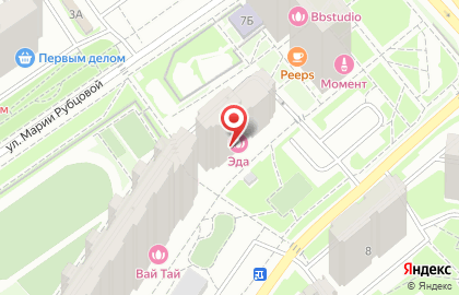 Салон красоты ЭДА на улице Родионова на карте