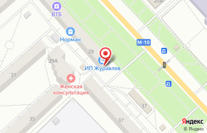 Продуктовый магазин в Санкт-Петербурге на карте