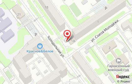 Киоск по продаже фруктов и овощей в Новосибирске на карте