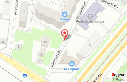 Российский трикотаж на Широкой улице на карте