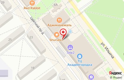 Торговая компания Игромир в Советском районе на карте