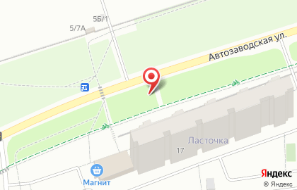 Толстый кот на Автозаводской улице на карте