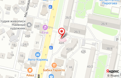 Аптека Доктор Чехов на улице Пирогова на карте