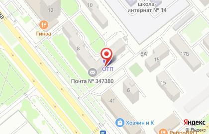 Пансионат Почта России на проспекте Курчатова на карте