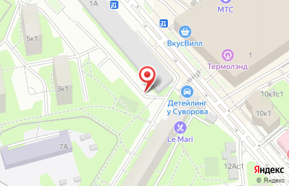 Автостоянка в Москве на карте