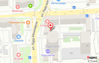 Торгово-сервисный центр Авангард в Железнодорожном районе на карте