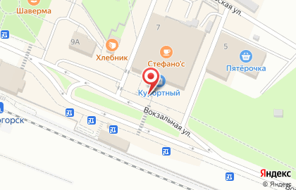 Шаверма Просто Вася в Зеленогорске на карте