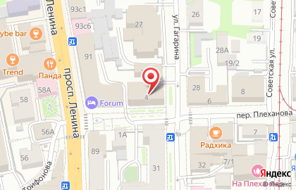ОАО Банкомат, АКБ Росбанк в переулке Плеханова на карте