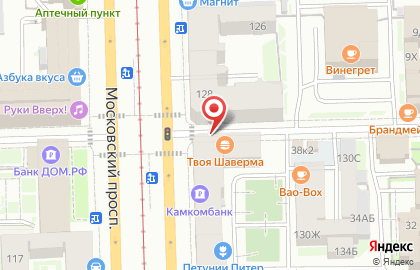 Продуктовый магазин в Санкт-Петербурге на карте