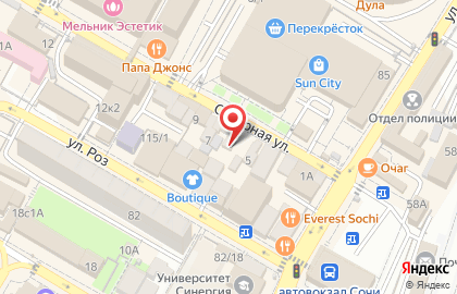 Интернет-магазин детской обуви Детос в Центральном районе на карте