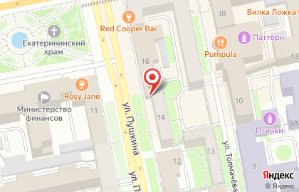 Салон оперативной полиграфии Графика на площади 1905 года на карте