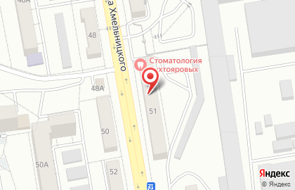 Кафе Легенда на улице Богдана Хмельницкого на карте
