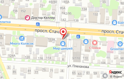 Парк Wow Land на проспекте Стачки на карте