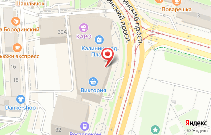 Цветочный салон Протея в Калининграде на карте