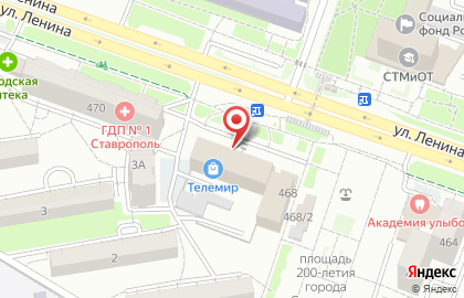 Сервис по доставке еды Хочу-Поесть.рф на улице Ленина на карте