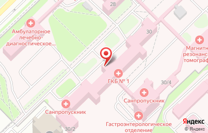 Магазин Медтехника НК в Центральном районе на карте