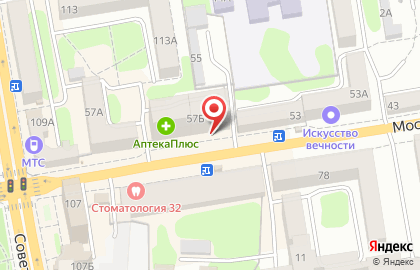 РГС Банк на Московской улице на карте