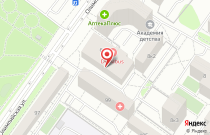Химчистка Евролюкс групп на Олимпийской улице на карте