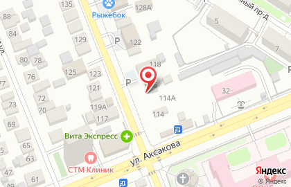 Магазин Мясной край в Центральном районе на карте