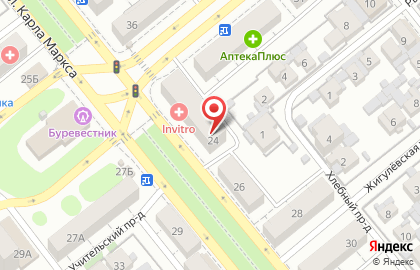 Банк ИТБ на улице Карла Маркса на карте