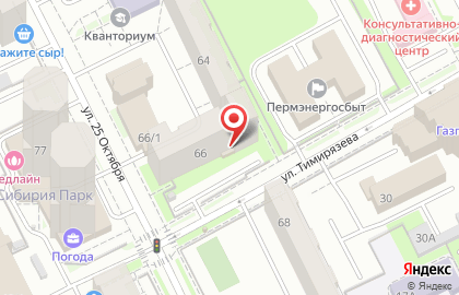 Стоматологическая клиника Тари в Свердловском районе на карте