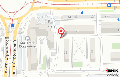 Телекоммуникационная компания МТС в Октябрьском районе на карте