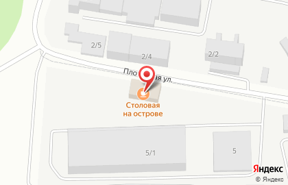 Столовая На острове на карте