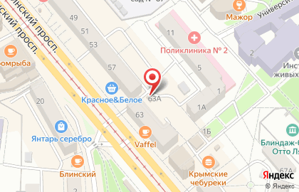 Интим-магазин Erocode в Калининграде на карте