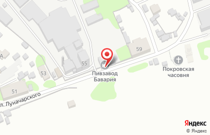 Бавария, пивоваренный завод на карте