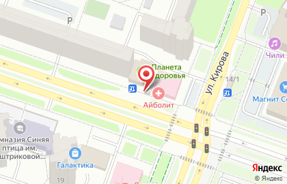 Киоск по продаже печатной продукции Пресса в Йошкар-Оле на карте