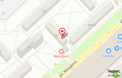 Солярий на улице Урицкого на карте