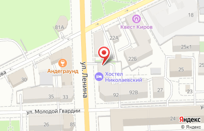 ООО КБ Юниаструм Банк на улице Ленина на карте