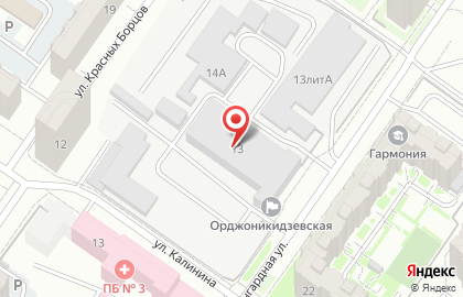 Банкомат Банк Екатеринбург в Орджоникидзевском районе на карте