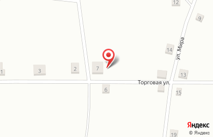 Продуктовый магазин на Торговой, 7 на карте