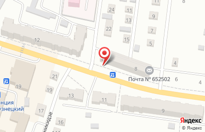 Аптека Мирт-7 в Ленинск-Кузнецком на карте