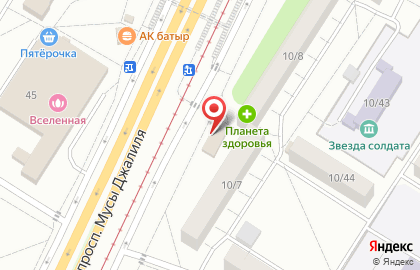 Анрайс на карте