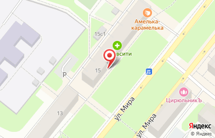 Супермаркет Первый цветочный в Северодвинске на карте