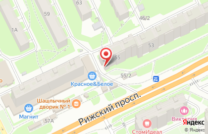 Аптека-А на Рижском проспекте, 55 на карте