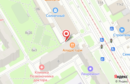 Центр остеопатии и мануальной терапии Клиники Позвоночника доктора Разумовского на карте