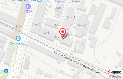 Торгово-сервисная компания Чебоко на улице имени Вишняковой на карте
