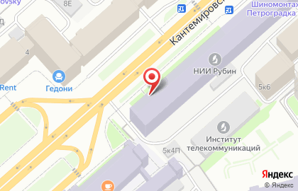 Банкомат СберБанк на Кантемировской улице, 5 на карте