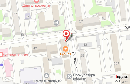 Студия Анастасии Максимовой на Хабаровской улице на карте
