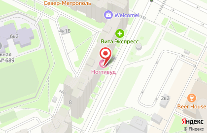 Студия красоты и загара Пляж на карте