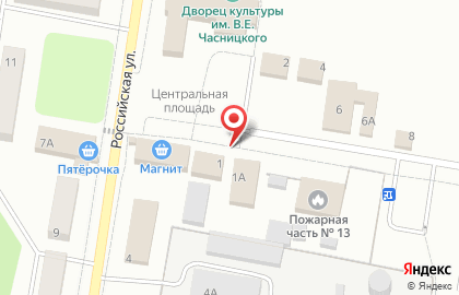 Продуктовый магазин в Омске на карте